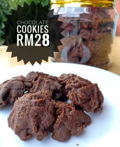 Shop Online Biskut Raya - Chocolate Cookies - Kedai 