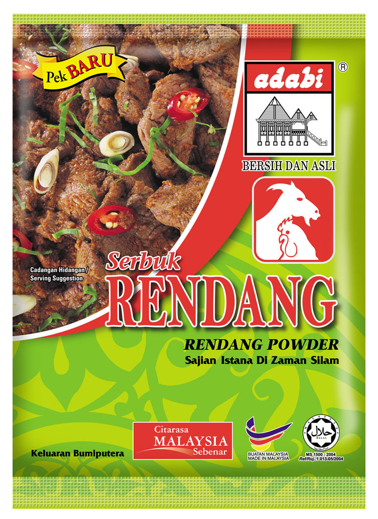 Shop Online Adabi Rempah Rendang 250g - Kedai Matdespatch